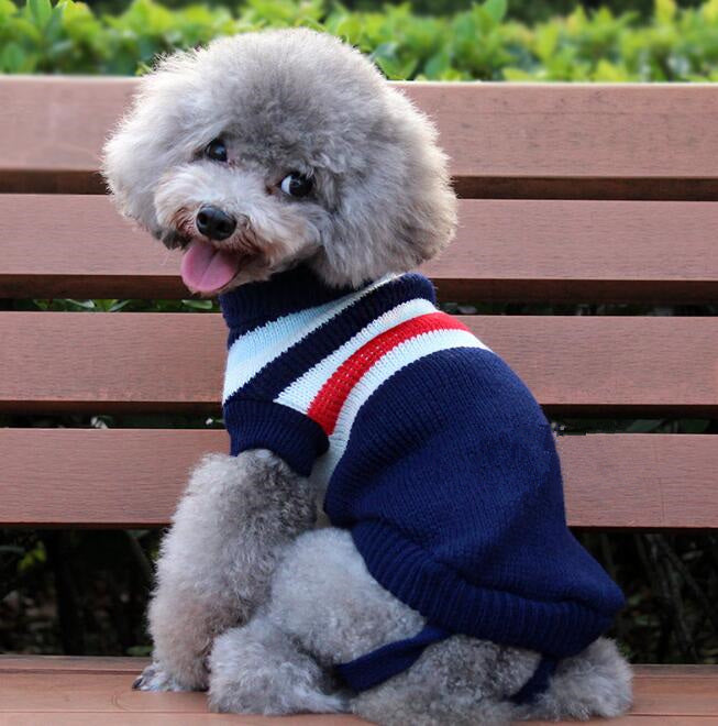 Dog Sweater, Pet Clothing, Knitted Pet Outfit   (Free Shipping)