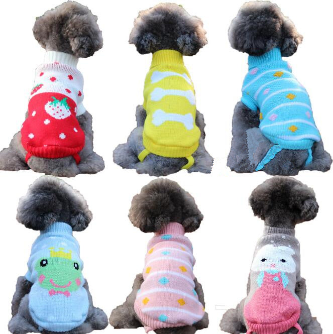 Dog Sweater, Pet Clothing, Knitted Pet Outfit   (Free Shipping)