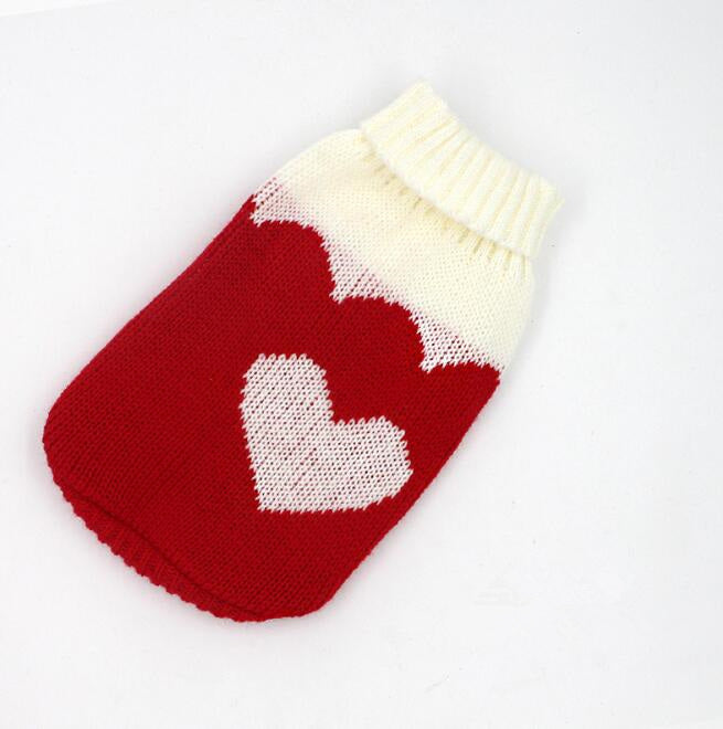 Dog Sweater, Pet Clothing, Knitted Pet Outfit   (Free Shipping)
