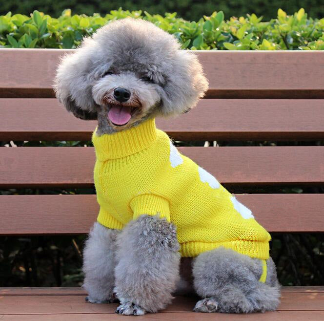 Dog Sweater, Pet Clothing, Knitted Pet Outfit   (Free Shipping)