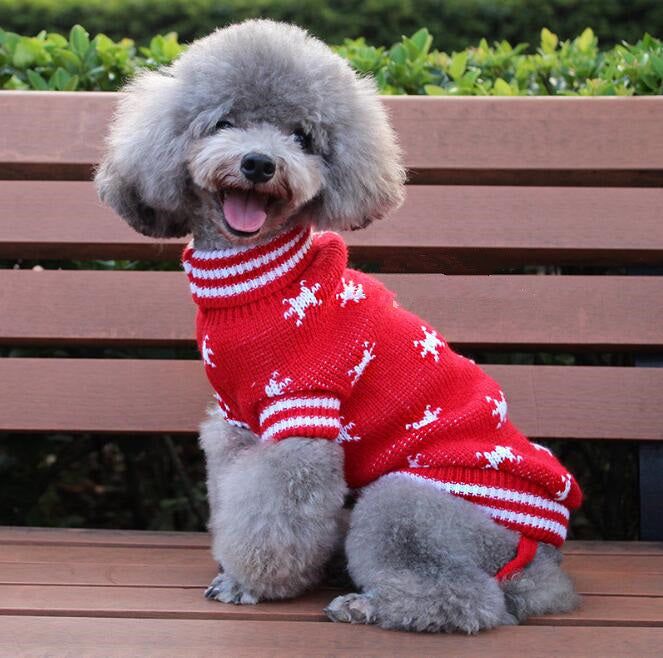 Dog Sweater, Pet Clothing, Knitted Pet Outfit   (Free Shipping)