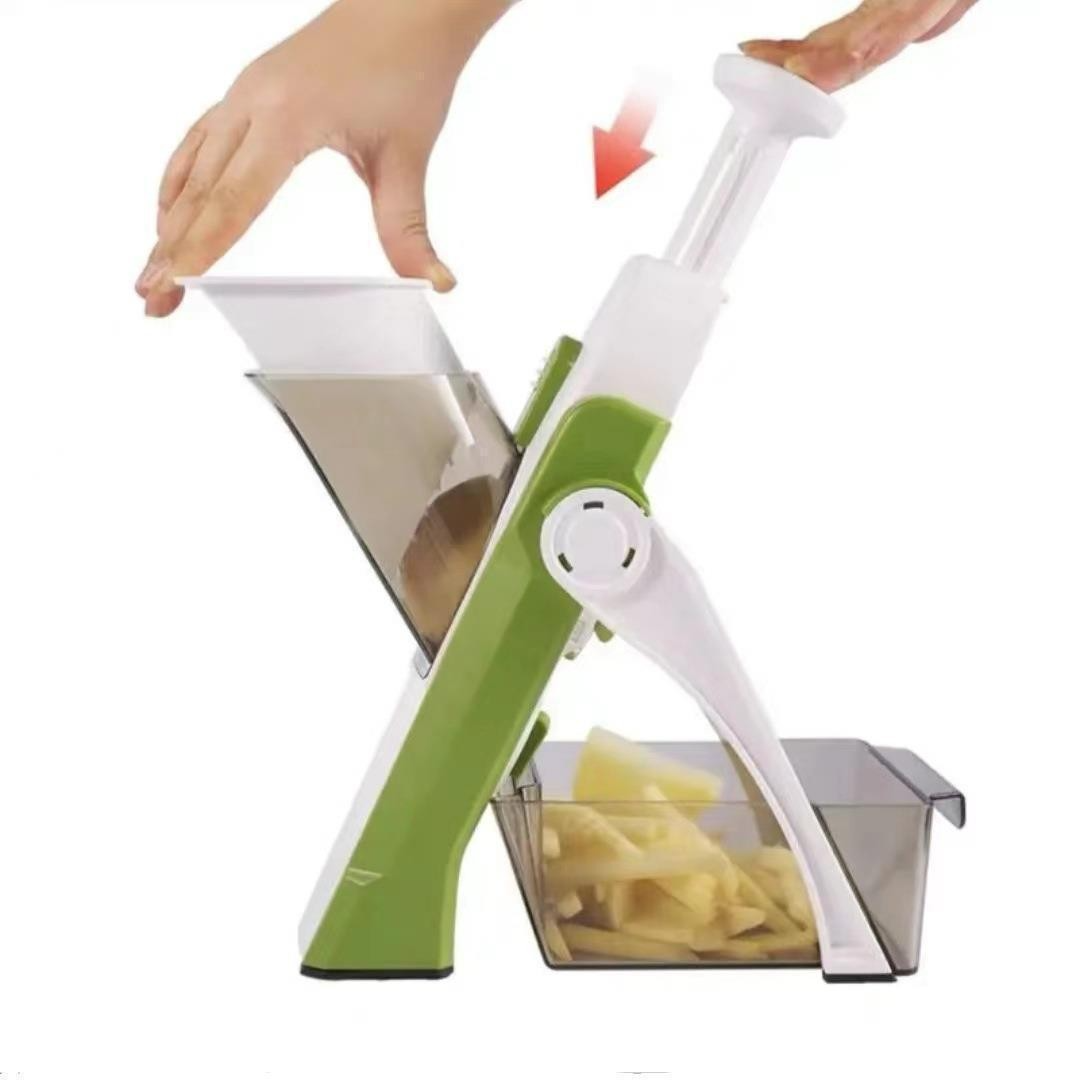 Premium Multi-Purpose Vegetable & Potato Chopper – Slice Onions, Garlic & Ginger Effortless   (Free Shipping)