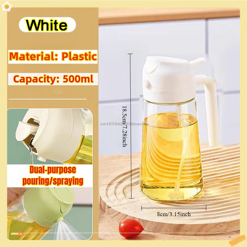 Leak-Proof Premium  2 in 1 & 3-in-1  Oil Spray Bottle
