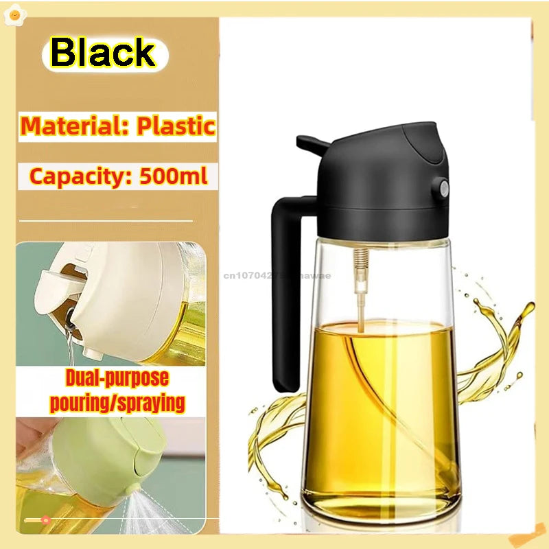 Leak-Proof Premium  2 in 1 & 3-in-1  Oil Spray Bottle