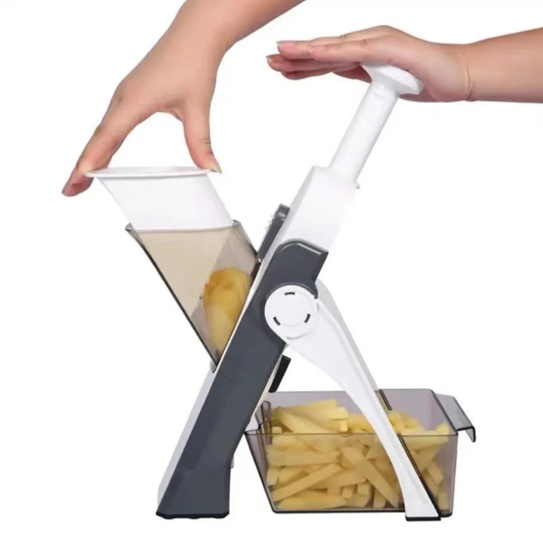 Premium Multi-Purpose Vegetable & Potato Chopper – Slice Onions, Garlic & Ginger Effortless   (Free Shipping)