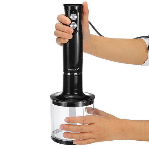 4-in-1 Electric Food Processor with 500W Meat Grinder